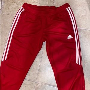 Red Adidas Tiro Track Pants